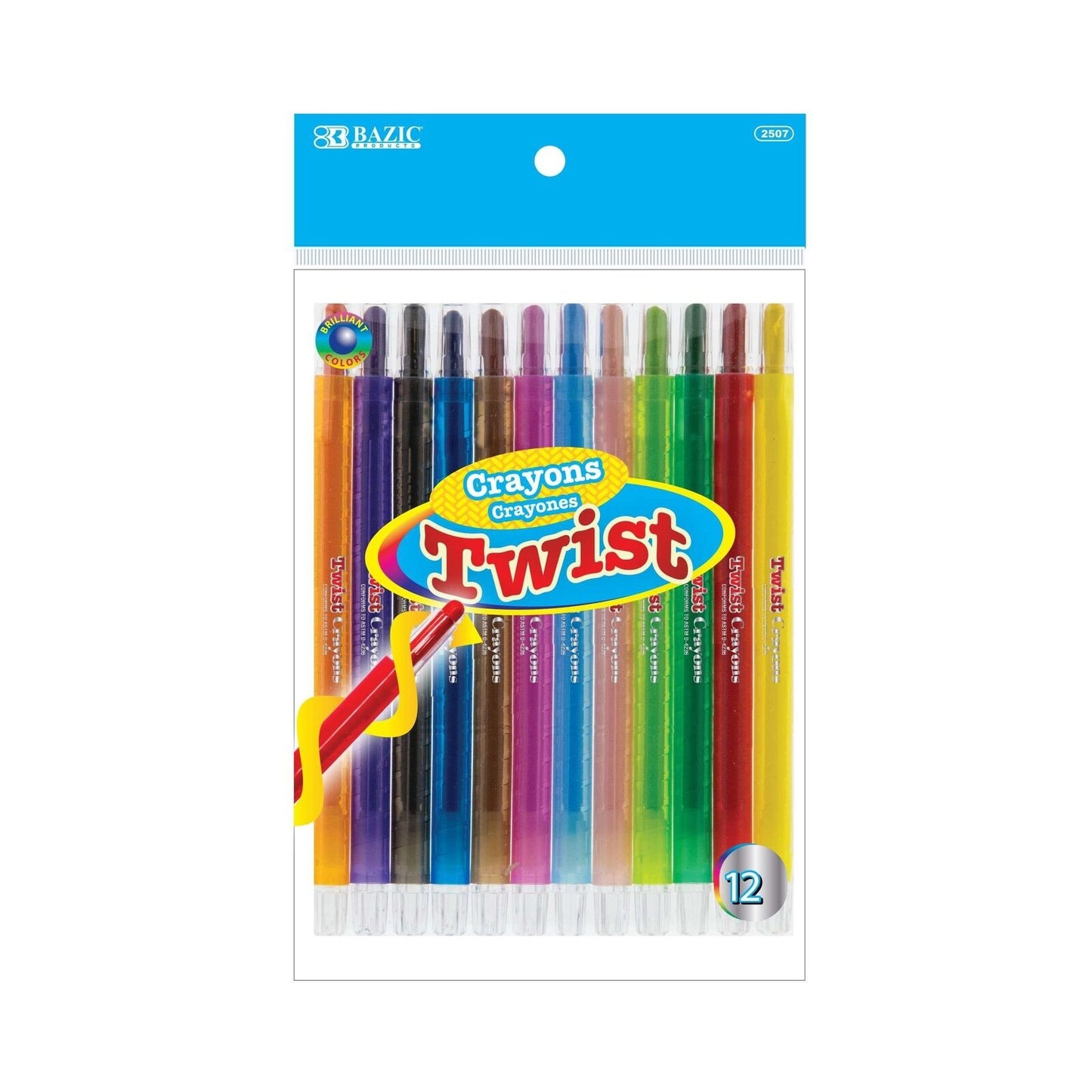 Bazic Crayons Twist 12 pk