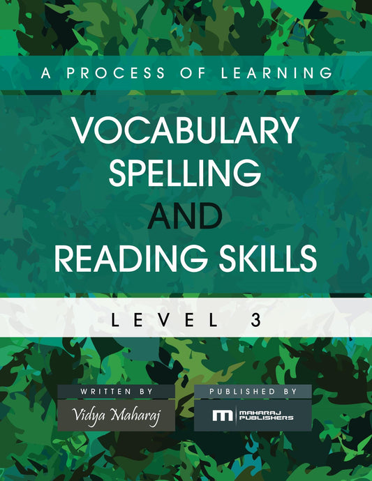 A Process OF Learning Vocabulary Spelling And Reading Skills Level 3, Primary School Books - Shock 'N' Stock